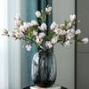 1/2PCS Artificial Flowers Silk Magnolia Bouquet Diy Photo Prop Wedding Bridal Bouquet Table Party Home Outdoor Garden Decoration