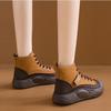 Women Vulcanized Shoes Winter New Lace-up Light Weight Round Toe Casual Thick Sole Non-slip Women's Shoes Fashion