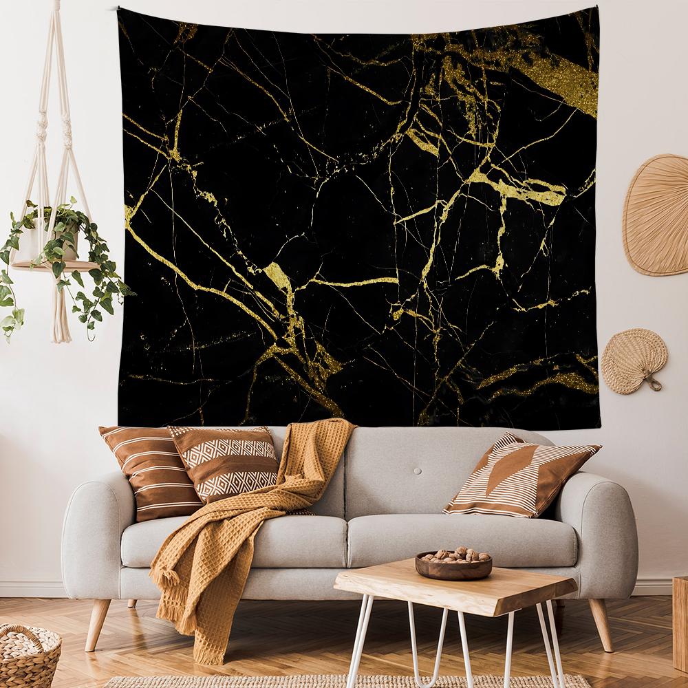 INS Wind Gold Marble Fluid Pattern Tapestry Art Printing Cheap Hippie Wall Hanging Bohemian Wall TapestriesArt Home Decor