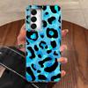 For Samsung Galaxy A15 A16 A25 A26 A35 A36 A55 A56 S24 S25 Plus Ultra 5G Phone Cover Cartoon Cat Leopard Print Patterns Bumper