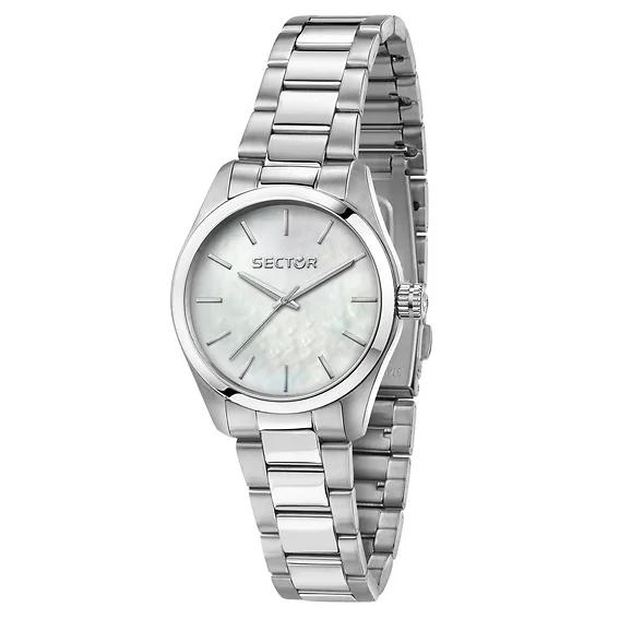 Sector 270 Just Time Нержавеющая сталь Перламутровый циферблат Кварцевые R3253578510 Женские часы