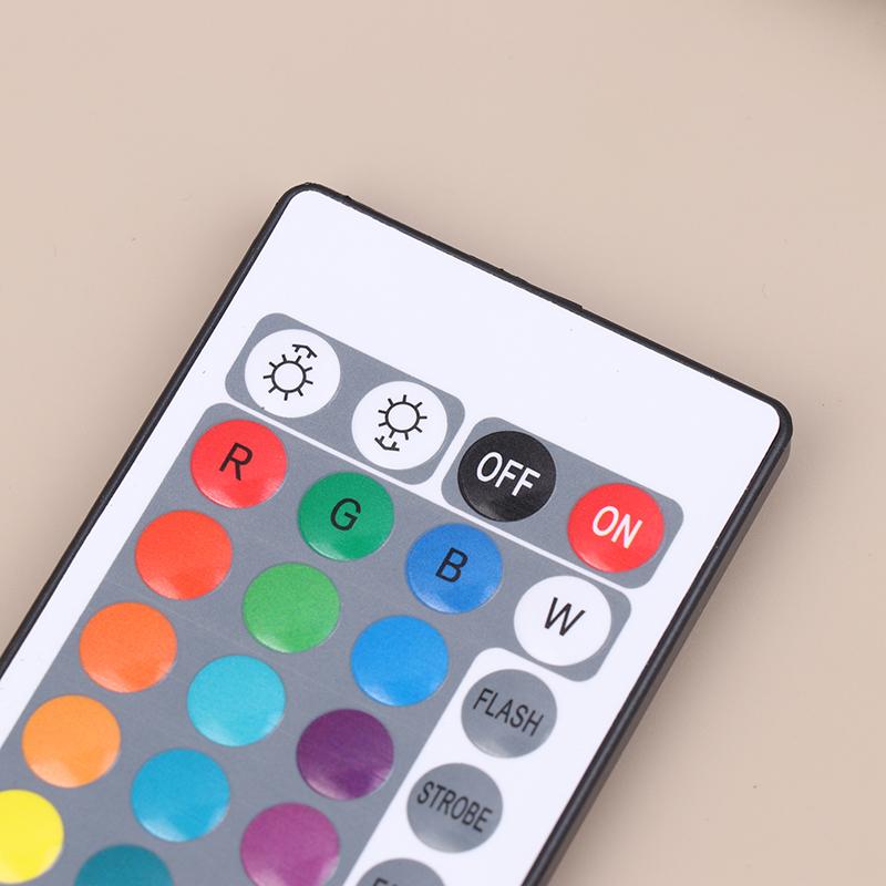 Color Rgb Light Board Round Led Light Source Low Voltage Dc 5V Switch Remote Control For Ornament Base Diy Led