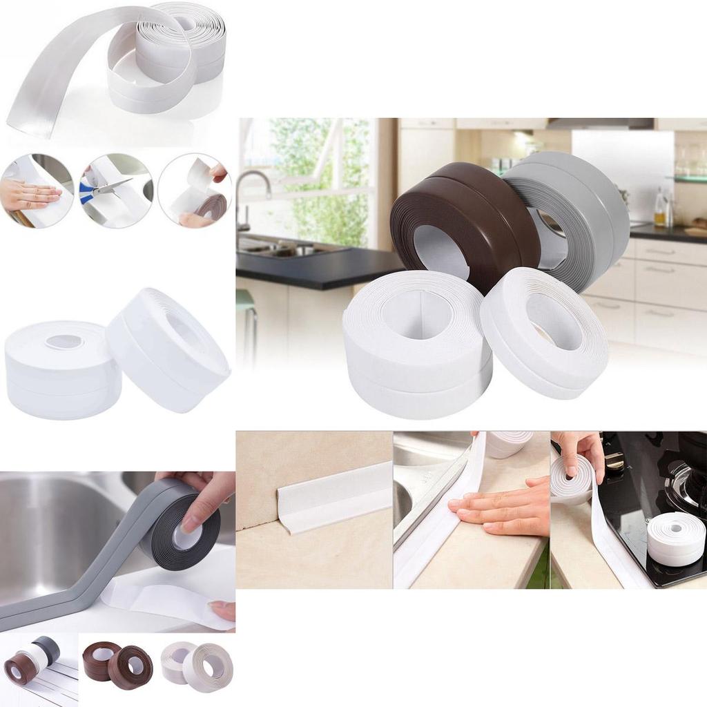 Elegant Multipurpose Waterproof Self-adhesive Kitchen Caulk Tape Sealing Strip