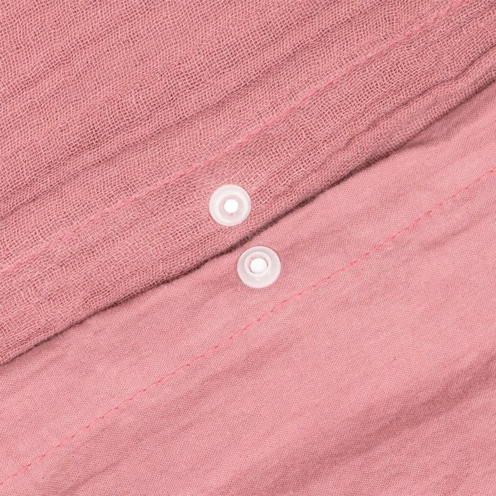 Housse de couette + 1 taie 140 x 200 cm Lilie rose