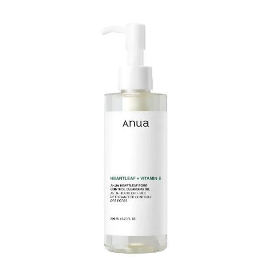 Anua Heartleaf Pore Control Cleansing Oil Deep Makeup Remover Sebum Control Facial Cleanser 200ml