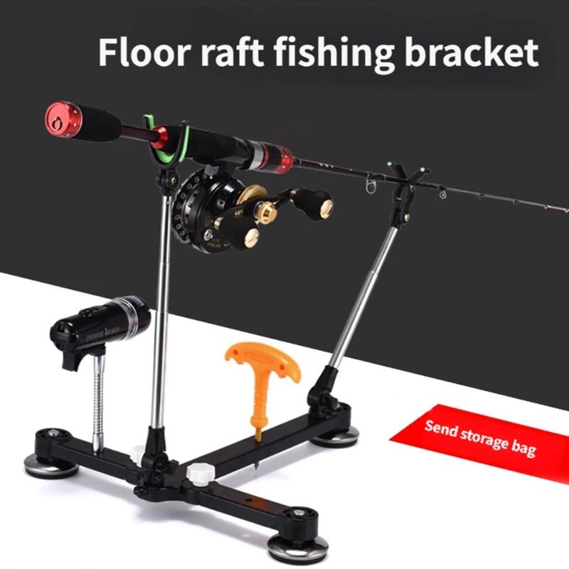 Rafts Ice Fishing Stand Fishing Rod Holder Rack with Adjustable Angles Enhances Grip And Stability For Outdoor Fishing