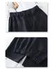 Women's Wide-Leg Brown Cotton Linen Pants - Summer 2025 Collection: Thin, Loose, Casual, Straight-Leg Trousers for Petite Sizes