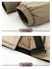 Hengyuanxiang Herren Stehkragen Jacke: Mittleres Alter & Ältere, Mit Samt, Warm, Lässige Herbst/Winter Oberbekleidung