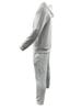 Men's Trendy Hooded Pullover Jacquard Sweatshirt & Sweatpants Set