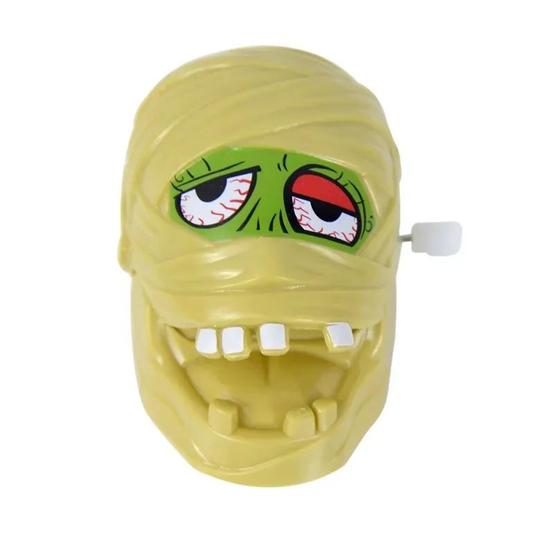1pc Halloween Running Skull Pumpkin Mummy Broken Hand Wind Up Toys Interesting Children's Toys Halloween Party Gifts For Kids