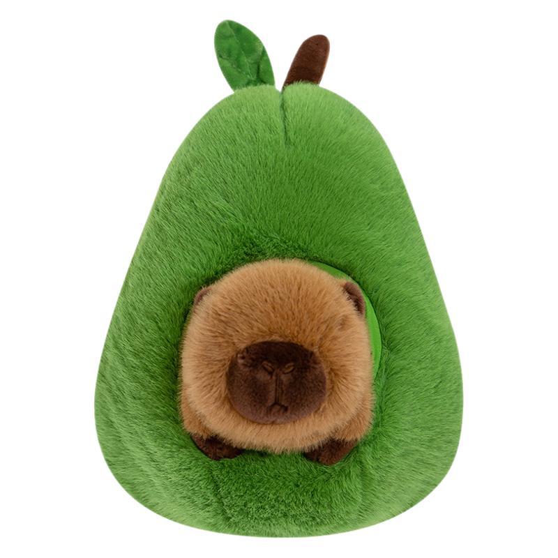 Kapibala Doll Avocado Capybara Plush Toys Ugly Cute Guinea Pig Doll Pillow Birthday Gift Premium Durable Quality