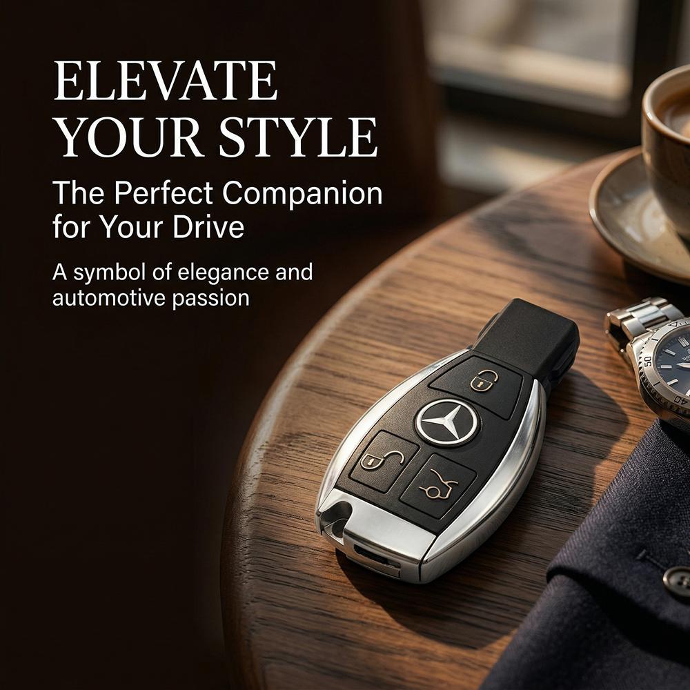CQM1 1pc Replacement Logo Mercedes Benz Car Remote Key Shell Case Fob Housing For Mercedes Benz A B C E S Class Not Modified