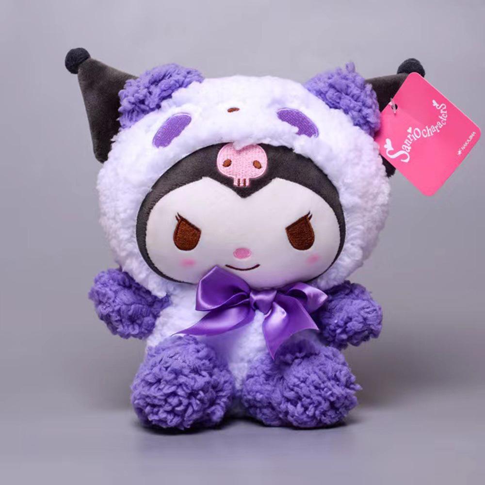 3 Styles Sanrio Series Plush Toy Kuromi My Melody Cinnamoroll Kawali Cartoon Anime Children's Soft Doll Birthday Christmas Gifts