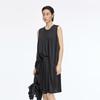 JNBY Sleeveless Round Neck A-Line Silk Dress