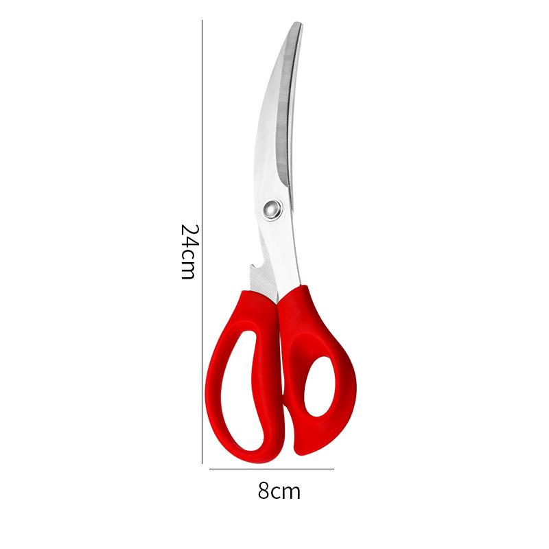 1PC Long Handle Barbecue Clip 304 Stainless Steel Food Grill Tongs Meat Scissors Kit Non-Slip Steak Clamp Kitchen Accessories
