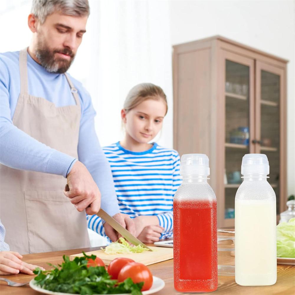 Condiment Squeeze Bottle Refillable Multi-functional Lightweight PP Condiment Squeeze Bottle for Baking 300ML 500ML