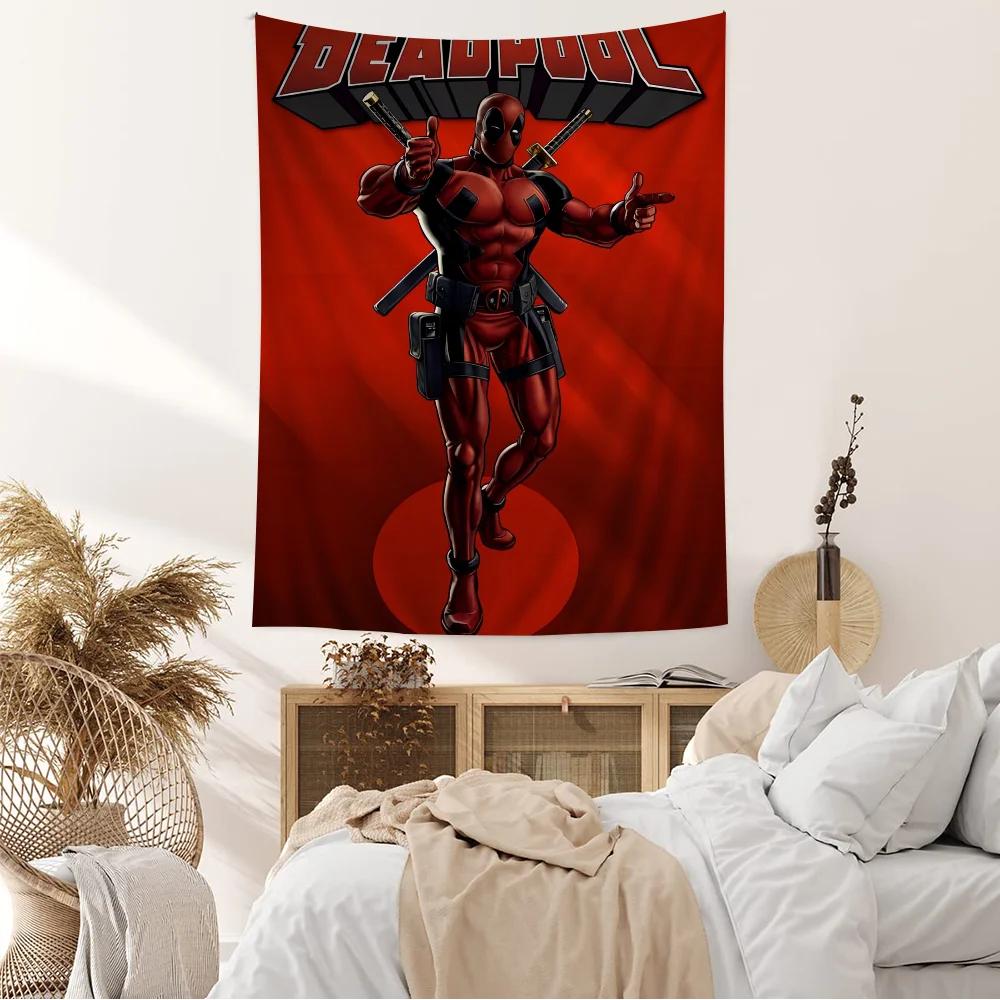 Movie DDeadpool Printed Large Wall Tapestry Hanging Tarot Hippie Wall Rugs Dorm Home Decor