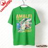 Amalfiküste T-Shirt Italien Küstenabenteuer T-Shirt Italienischer Badeort Kleidung Unisex Alltag Mode Lässig Baumwolle T-Shirts