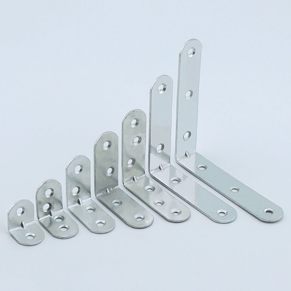 2/4/6/8/10Pcs Furniture Fastener Corner Brace Joint Shelf Support Bracket  Cabinet Screens Wall
