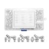 115Pcs Metal Zerk Grease Nipple Fitting Assortment Straight 45 90 Degree Angle Metric Hydraulic Grease Fitting