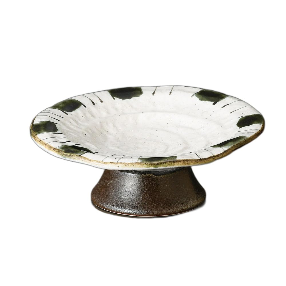 

Oribe Tokusa Takadai inch plate Small plate 4.0 [ 14×4.7cm ]