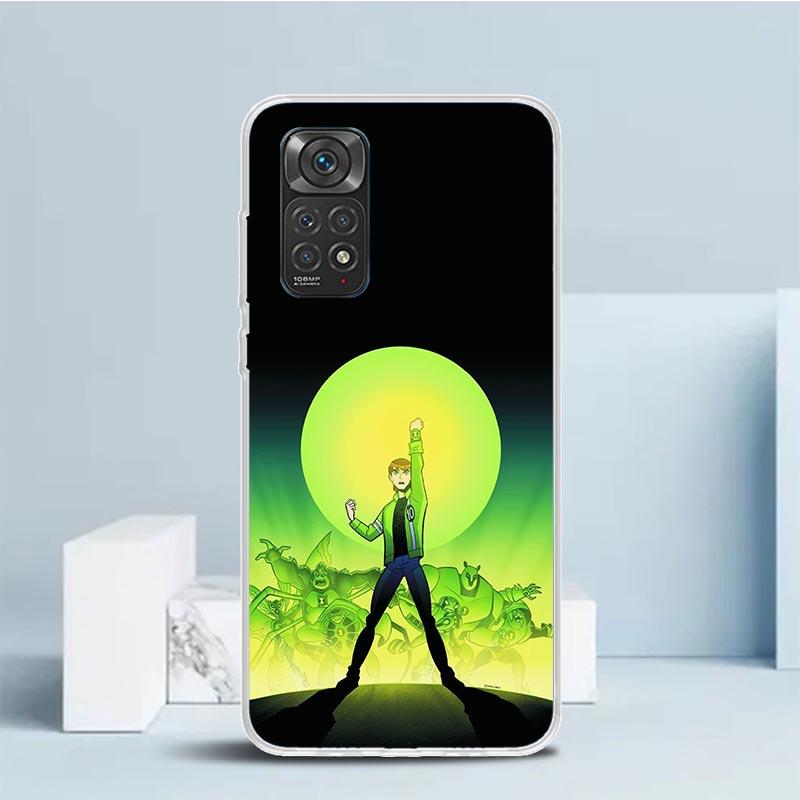 

Cartoon Ben 10 Soft Cover for Xiaomi Redmi Note 15 14 13 12 Pro Plus Phone Case 14S 11S 11T 11E 10S 10 4G Pattern Shell Redmi No Note 14 Pro Plus