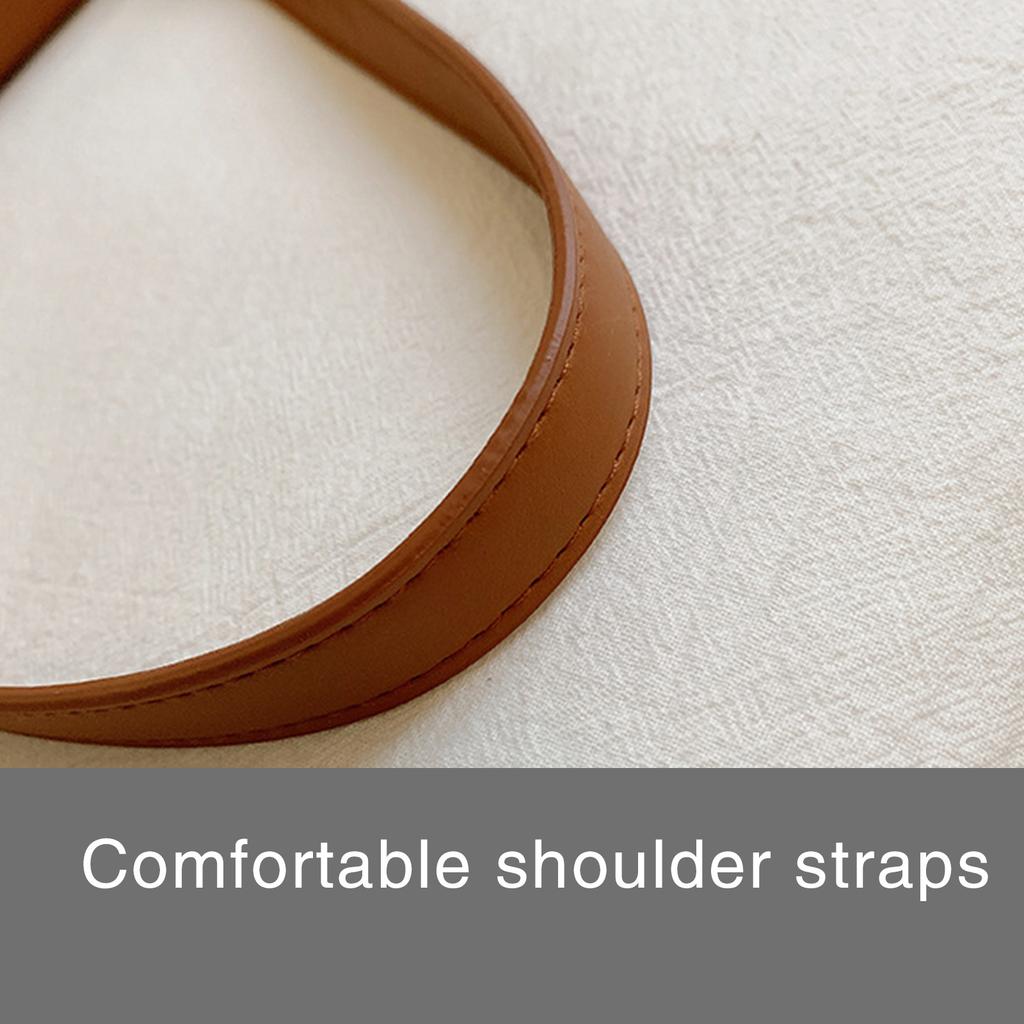 PU Leather Shoulder Bag Saddle Purse Casual Underarm Bag for Women, Underarm Bag Saddle Handbag Purse
