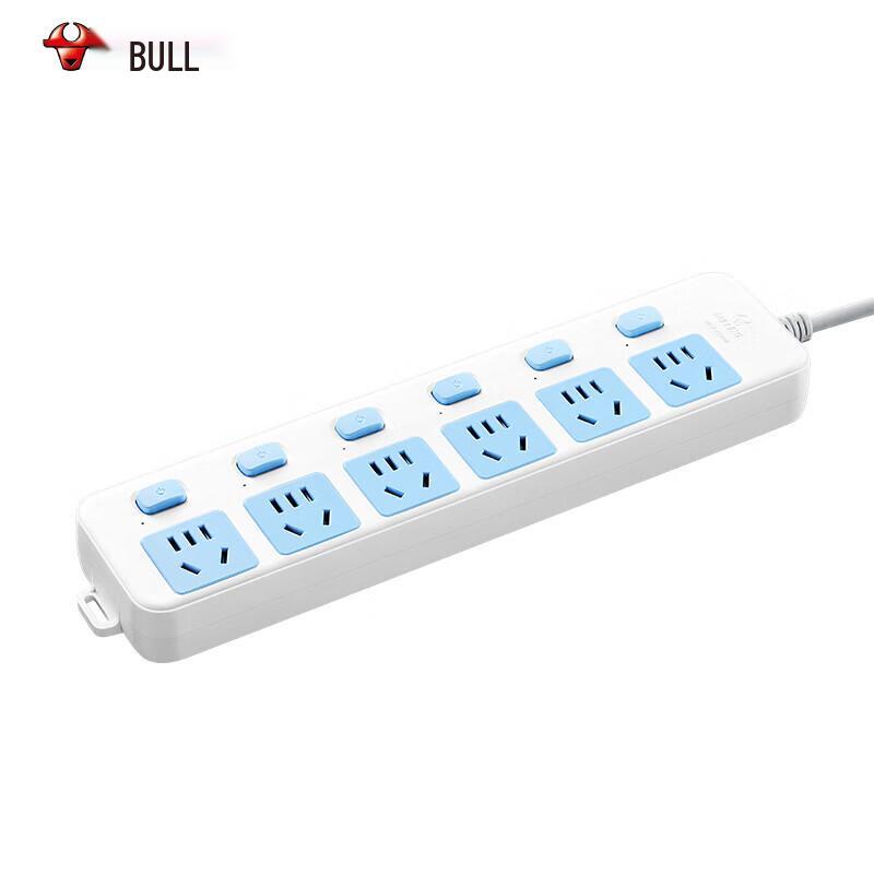 

Bull 6-Outlet Individual Control Power Strip