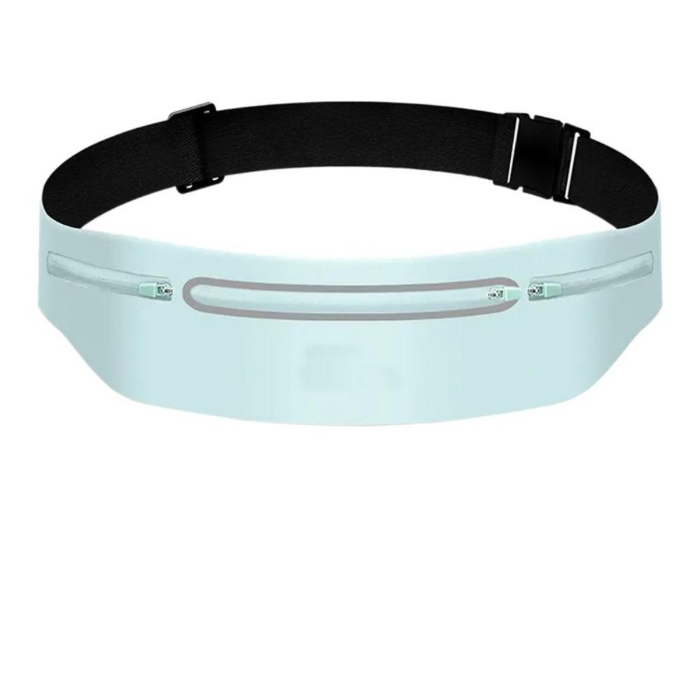 Adjustable Sports Fanny Pack Reflective Strip Mobile Phone Holder Running Waist Belt Bag  Gym