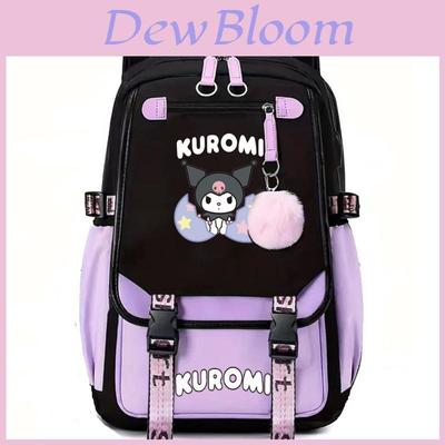 Kuromi Student Backpack With Usb Charging Port For Casual Travel And School Use