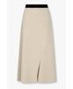 Bobeu Line Detail Flare Skirt_Light Beige_7156335002