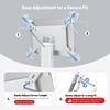 Rotation Kiosk Stand Silver AboveTEK Retail Industrial Compatible with Inch iPad Tablets AirRegister Anti-Theft 360-Degree Clamp-On