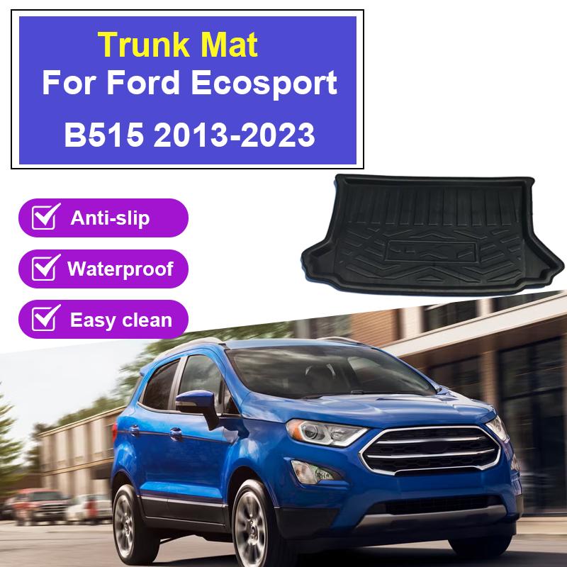 Car Rear Trunk Mat For Ford Ecosport B515 2013 2014 2015 2016-2023 Anti-wear Watertight Mat Cargo Area Cover Boot Rug Auto Parts