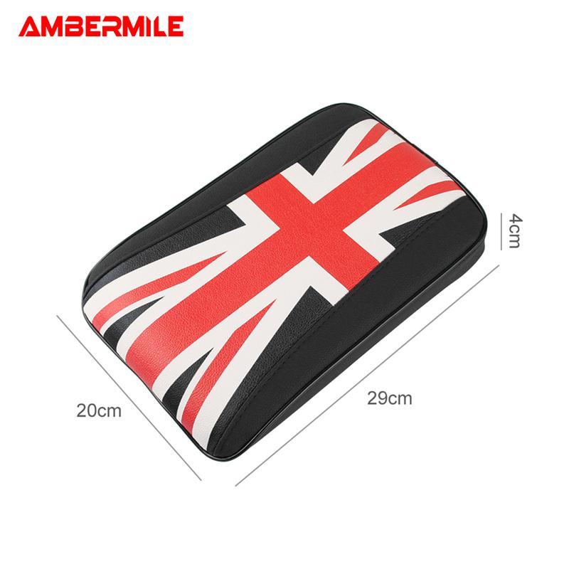 Leder Für Mini F54 F55 F56 F60 R55 R56 R60 Auto Handauflage Polster Mittlere Armlehne Aufbewahrungsbox Abdeckung Schutzmatte Zubehör