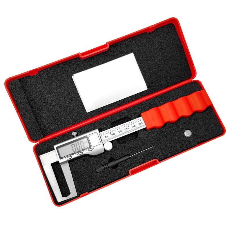 

Disc Brake Rotor Caliper with Large LCD Screen Digital Electronic Gauge Gage Micrometer Resolution 0.0005”/0.01mm 1