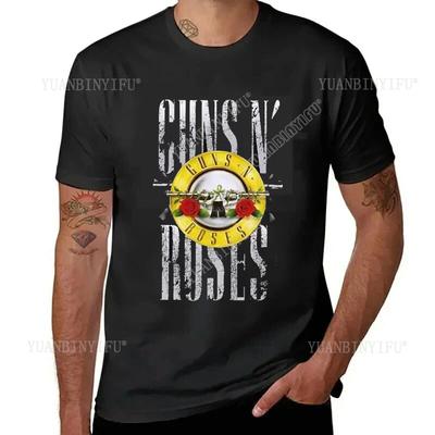New Arrival Punk-style Fashion Guns N Roses Band Unisex T Shirt Short-Sleeved Gender-Neutral Breathable Street Fashion