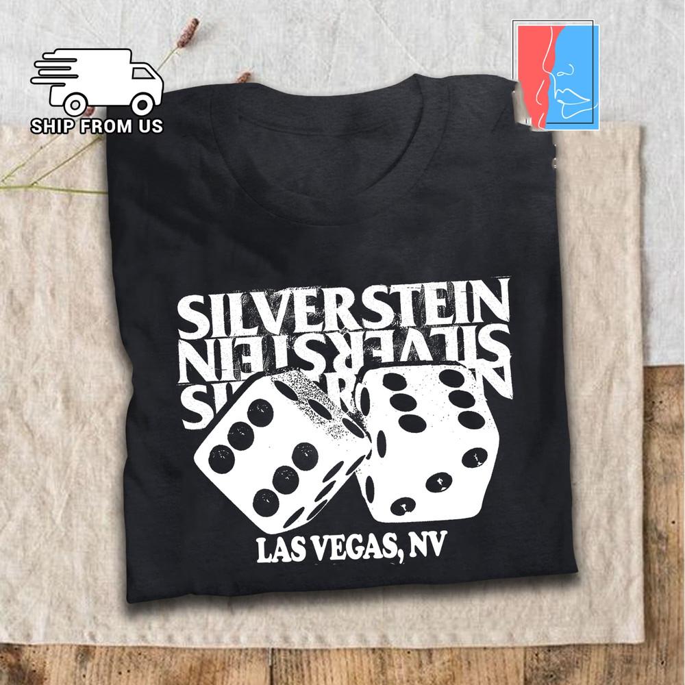 Silverstein Band Live In Las Vegas Tour 2024 T Shirt Full Size S-5XL Unisex T-Shirt XXXXL