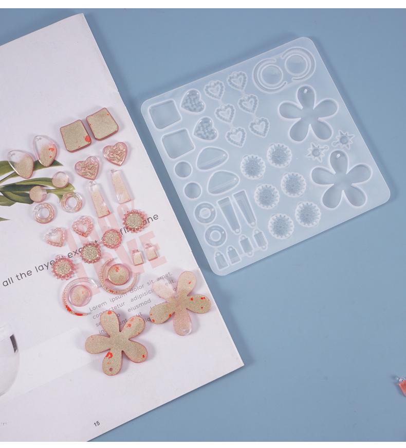 Poppy DIY Resin Mold for Earrings & Pendant Jewelry Charms