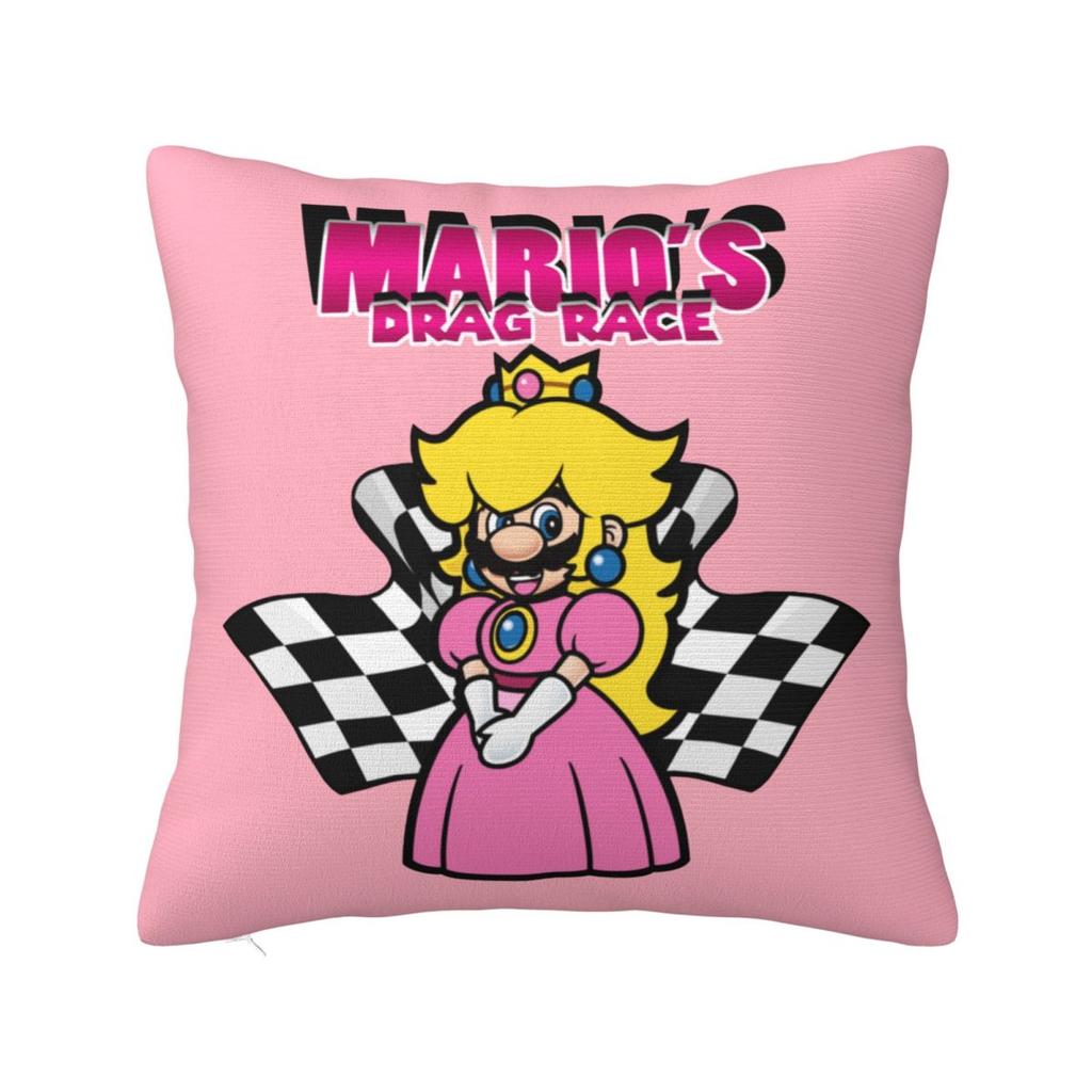 Super Marios Cup Collection Pillowcases Polyester Bed Car Cushion Cover Funny Home Decoration Pillowcase 40*40