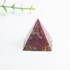 Geometric Crystal Geometric Pyramid Decor For Home Office Gift With Unique Mineral Stones