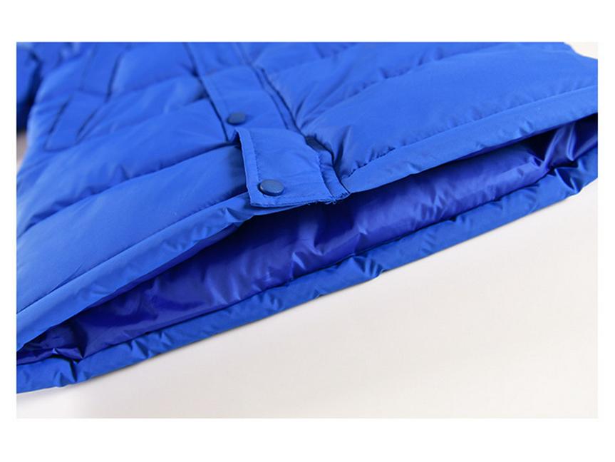 Jungen Dicke Baumwoll-Kapuzenjacke - Mittellang, Trendiger Stil für Ältere Kinder