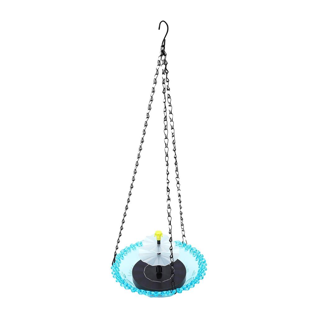 Hanging Bird Bath Fountain Solar Powered Hanging Bird Fountain for Garden Outdoor