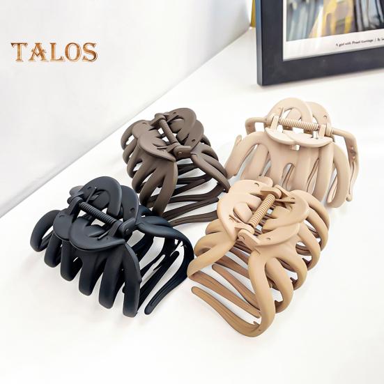 Velká spona do vlasů ve tvaru chobotnice, protiskluzové zuby, klips do vlasů, dámská, silný úchop, protiskluzová, zadní část hlavy, sprchové vlasové doplňky