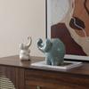 Ceramic Handicrafts Simulation Animal Sculpture Abstract Elephant Figurine Abstract Bubble Home Decoration Accessories