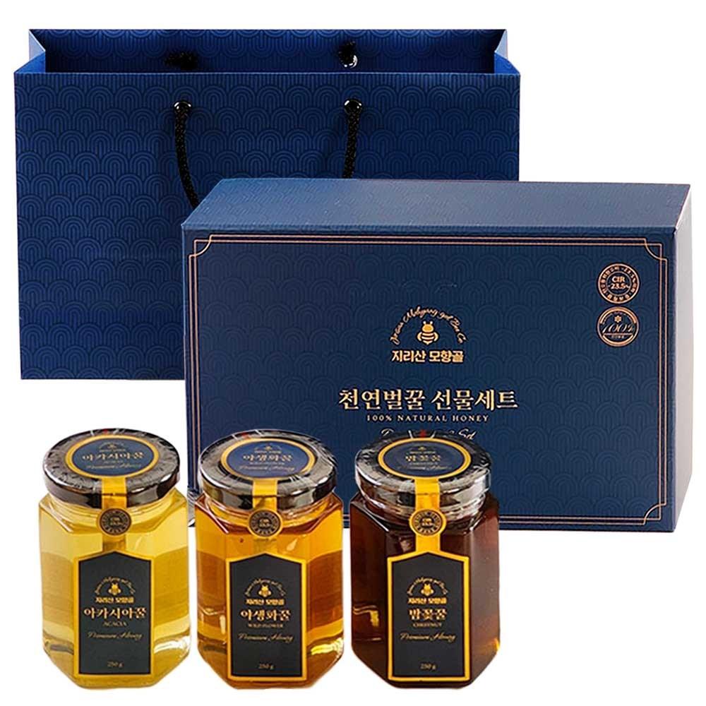 Jirisan Mohyanggol Domestic Natural Honey Gift Set 750g 1 Pcs