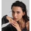 Yhpup High Quality Smooth Stainless Steel Geometric Casting Ring Gold & Platinum Plated Distinctive Daily Wear Finger Jewelry