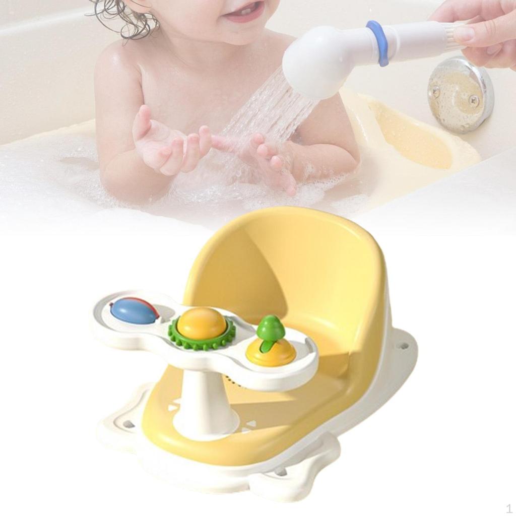 Baby Bath Chair with Suction Cup Stability for Newborns
