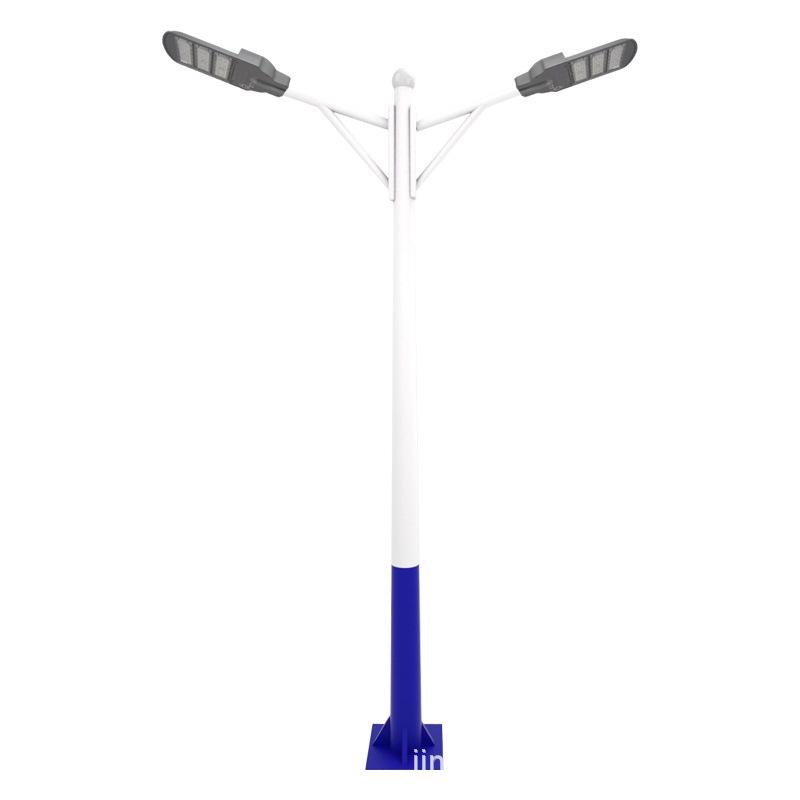 Solar LED Street Light with V-Arm, 5-6 Meters - Ideal for Rural and Municipal Outdoor Use