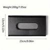 Car Tissue Holder, Car Sun Visor Napkin Case, Multifunctional PU Leather Back Seat Tissue Box Tissue Bag For All Models