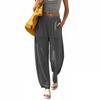 Women's Loose And Comfortable Casual Fashion Solid Color Pocketed Pants